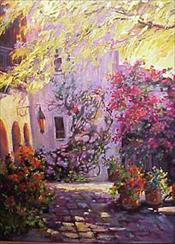 "Mornings Courtyard"  SOLD